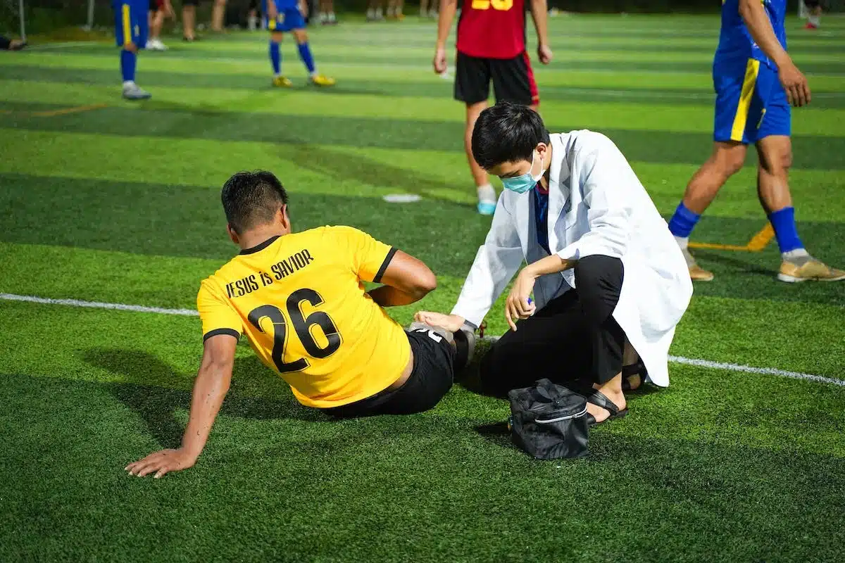 sportif  blessure